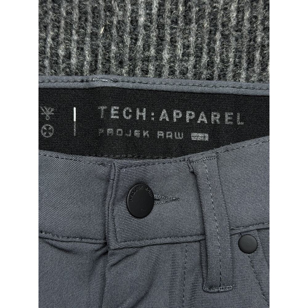 Projek Raw Tech Apparel Mens Size 32 Charcoal Gray Performance Chino Pants - Picture 2 of 8
